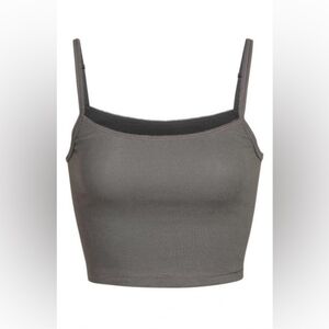 NWOT Skims Pointelle Logo Tank Top - Slate - 4x